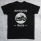 Motoholiker - Schwarzes T-Shirt für Herren