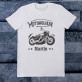 Motoholiker - T-Shirt mit Aufdruck für Herren