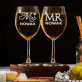 Mr & Mrs - zwei Weingläser mit Gravur