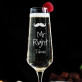 Mr Right - Sektglas mit Gravur