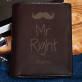 Mr. Right - Leder Portemonnaie für Herren Mr. Right - Leder Portemonnaie für Herren