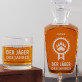 Jäger des Jahres - Whiskykaraffe und Whiskygläser - Set mit Gravur