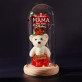 Beste mama - Ewige Rose mit Teddybär