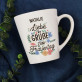Liebe Grüße zum Frauentag - personalisierte Tasse