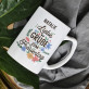 Liebe Grüße zum Frauentag - personalisierte Tasse