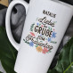 Liebe Grüße zum Frauentag - personalisierte Tasse