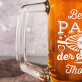 Bester Papa unter der Sonne - personalisierter Bierkrug