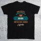 Bester Mann - Schwarzes T-Shirt für Herren