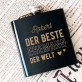 Bester Mann - Flachmann mit Gravur