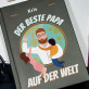 Bester Papa der Welt - Notizbuch A5 mit Aufdruck