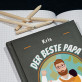 Bester Papa der Welt - Notizbuch A5 mit Aufdruck