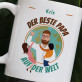 Bester Papa der Welt - personalisierte Tasse