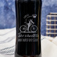 Der schnellste Radfahrer der Stadt - Trinkflasche mit Gravur
