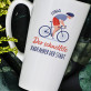 Schnellster Radfahrer - personalisierte Tasse