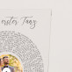 Songtext - Unser erster Tanz - Druck auf Acrylglas Songtext - Unser erster Tanz - Druck auf Acrylglas