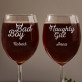 Naughty Girl & Bad Boy - zwei Weingläser mit Gravur