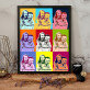 Newspaper Pop Art - Leinwandbild