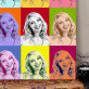 Newspaper Pop Art - Leinwandbild