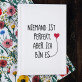 Niemand ist perfekt - personalisiertes Fotoalbum