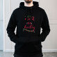 Nicht so heilig - Schwarzer Kapuzenpullover für Herren