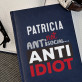 Not antisocial - Notizbuch A5 mit Aufdruck