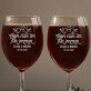Von nun an für immer - zwei Weingläser mit Gravur
