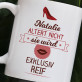Sie altert nicht - personalisierte Tasse