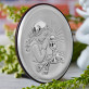 Heilige Kommunion - Mädchen - Silbernes Bild mit Gravur Heilige Kommunion - Mädchen - Silbernes Bild mit Gravur