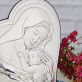 Zur Hochzeit - Gottesmutter - Silbernes Bild mit Gravur