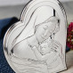Zur Hochzeit - Gottesmutter - Silbernes Bild mit Gravur