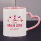 Voller Liebe 2 - Personalisierte Tasse