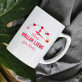 Voller Liebe 2 - Personalisierte Tasse