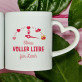 voller Liebe - Tassen für Paare