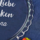 Mit Liebe gebacken - Tortenplatte flach