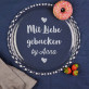 Mit Liebe gebacken - Tortenplatte flach