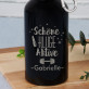 Schöne, kluge, aktive - Wasserflasche 0,5l mit Karabinerhaken