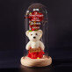 Sternschnuppe für dich - Ewige Rose mit Teddybär Sternschnuppe für dich - Ewige Rose mit Teddybär