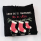 Erstes gemeinsames weihnachten - Schwarzer Kapuzenpullover für Herren