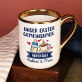Unser erster gemeinsamer vatertag - Ein Becher mit farbigem rand