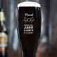 Besoffen, aber elegant - Bierglas mit Gravur
