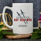 Viel Glück auf dem Weg - personalisierte Tasse