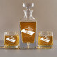 Eigenes Projekt - Whiskykaraffe und Whiskygläser - Set mit Gravur Eigenes Projekt - Whiskykaraffe und Whiskygläser - Set mit Gravur