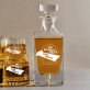 Eigenes Projekt - Whiskykaraffe und Whiskygläser - Set mit Gravur Eigenes Projekt - Whiskykaraffe und Whiskygläser - Set mit Gravur