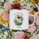 Pugs&Kisses - emaillierter Becher
