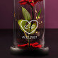 Herz + Datum - Ewige Rose Im Glas