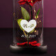 Herz + Datum - Ewige Rose Im Glas