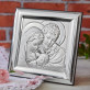 Hochzeit - Hl. Familie - Quadrat - Silbernes Bild mit Gravur