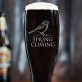 Spring is Coming - Bierglas mit Gravur Spring is Coming - Bierglas mit Gravur