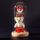 Christmas moments - Ewige Rose mit Teddybär