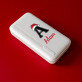Weihnachts-Initiale mit Namen - Powerbank mit Aufdruck 20000 mAh